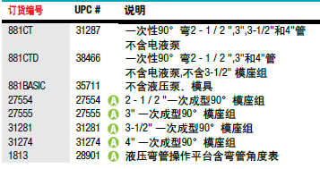 格林利  液压弯管机 881CT 