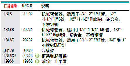 机械弯管机1818|格林利